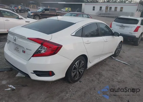 2018 Honda Civic Ex-L z USA, uszkodzony, nr VIN JHMFC1F77JX040319